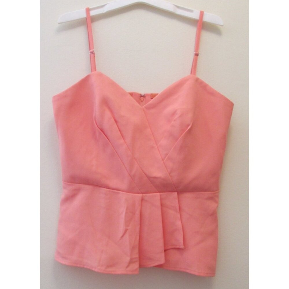 NWT White House Black Market Desert Flower Draped Bustier Women's Top Size 8